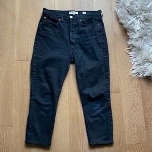 {Re/done} 🔷 high rise ankle crop jeans